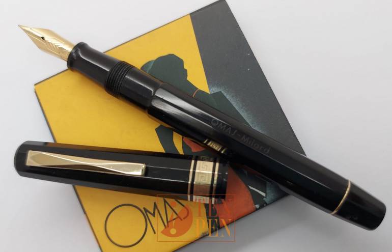 OMAS MILORD black celluloid 1960's | Tenpen - By Letizia